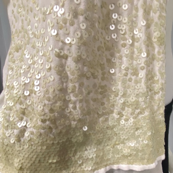 Bibelot 100% Mercerized Cotton Sequin Open Cardigan - Picture 5 of 7